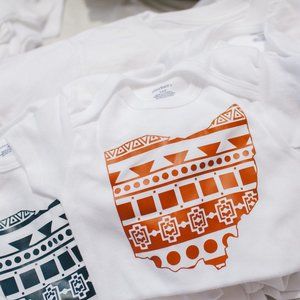 Aztec State Baby Body Sleeper - Ohio - Custom